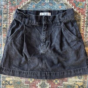 Free People Black Mini Skirt